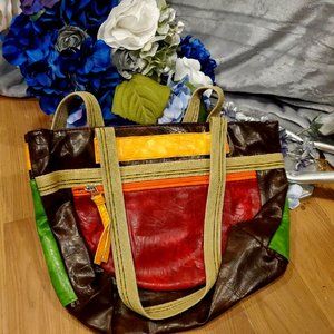 Multi-Color Tote Bag